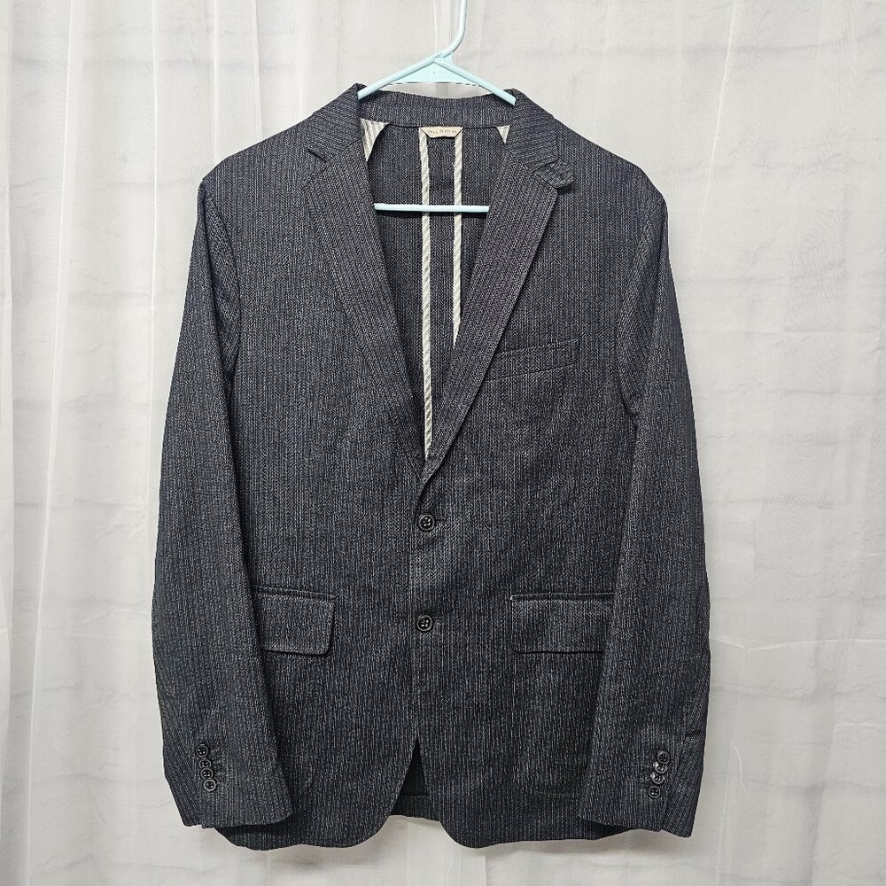 Banana Republic Heritage Collection Blazer Gray Pinstriped Collegiate 40R